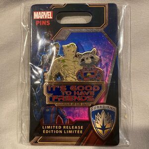 Rocket and Groot disney trading pin guardians of the galaxy
